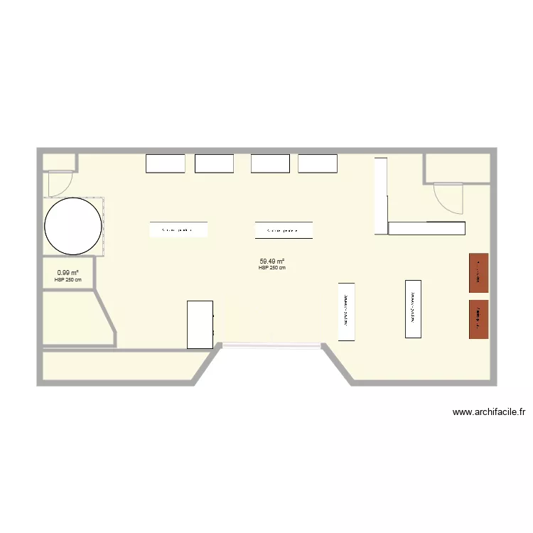 magasin 1. Plan de 