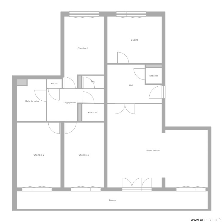 auge. Plan de 0 pièce et 0 m2