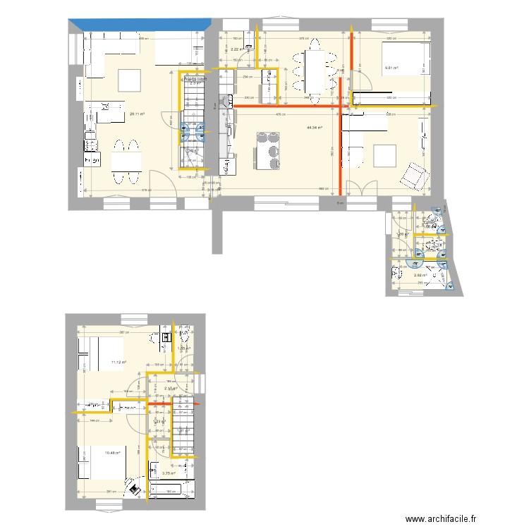 maison projet V10. Plan de 0 pièce et 0 m2