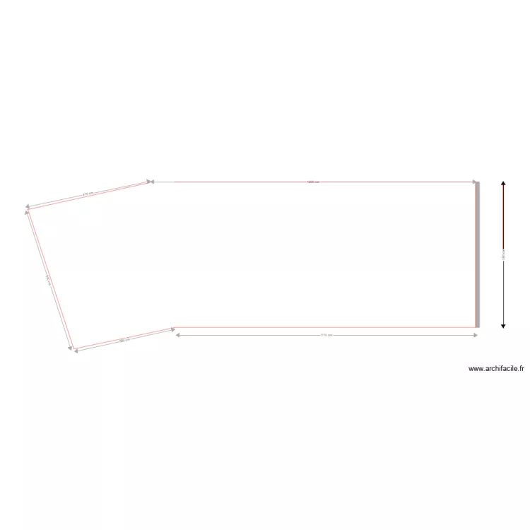 Plan &eacute;tage. Plan de 