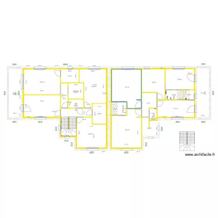 SAINT JULIEN étage . Plan de SAINT JULIEN étage . Plan de