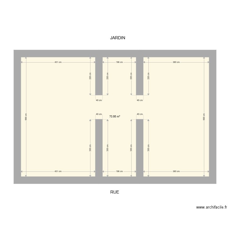 FOLLAIN. Plan de 0 pièce et 0 m2