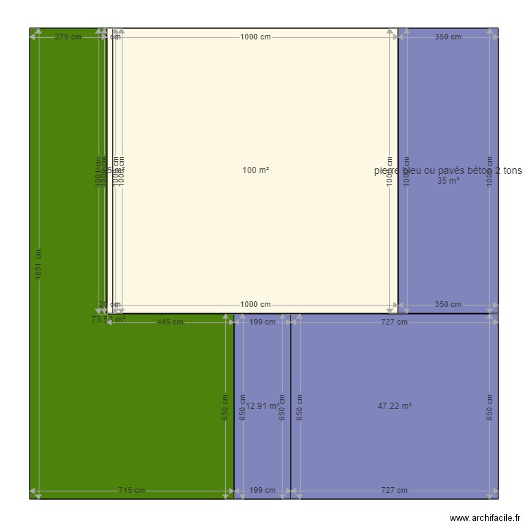 Plan devanture oiginies. Plan de 0 pièce et 0 m2