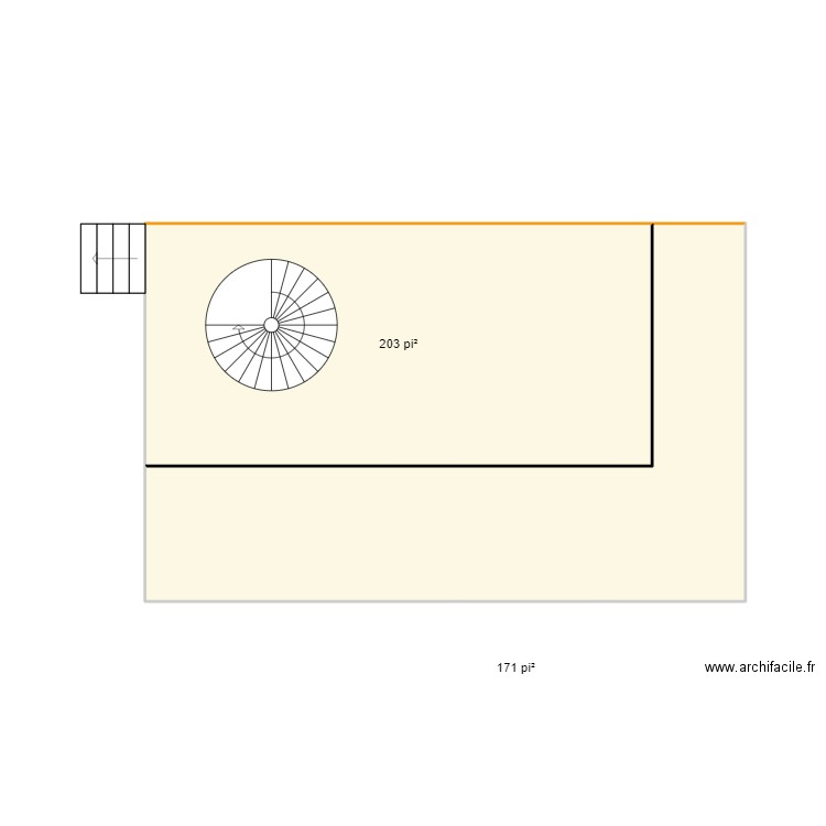 4932. Plan de 2 pièces et 35 m2