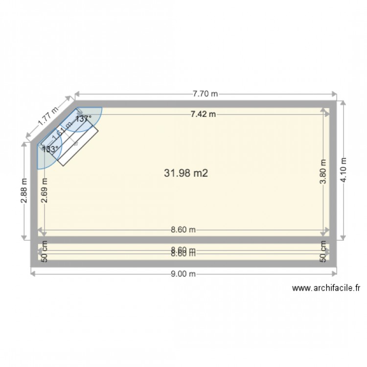 piscine. Plan de 0 pièce et 0 m2