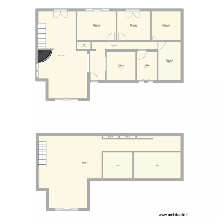 pellouailles. Plan de 