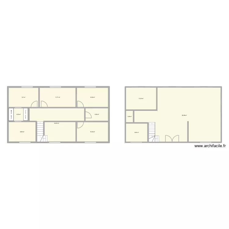 2 chemin du val de cruye. Plan de 12  et 168 m²