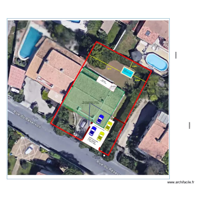 plan aérien parking sans portail choix N°1. Plan de plan aérien parking sans portail choix N°1. Plan de