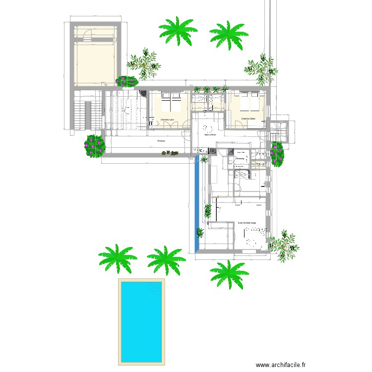 Etage Villa Baboucha 20200103. Plan de 0 pièce et 0 m2