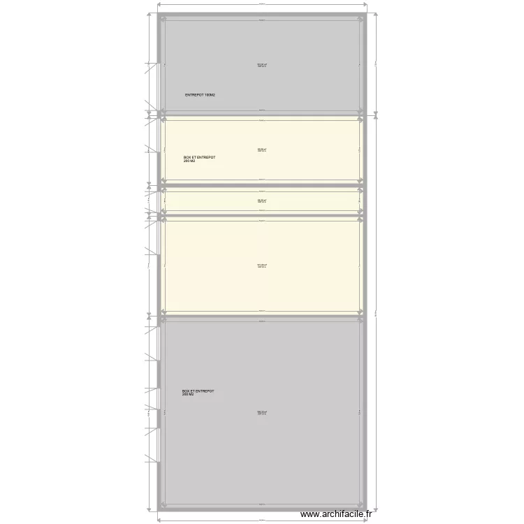 ANCIEN MAGASIN . Plan de 