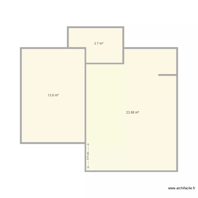 VILLA LA CHAUMIERE EDL. Plan de 