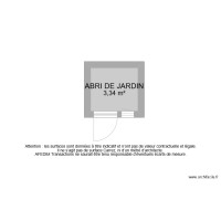 BI 9721 ABRI DE JARDIN