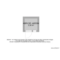 BI 9721 ABRI DE JARDIN