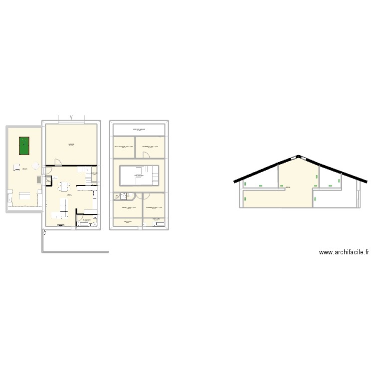 maison EN COURS. Plan de 0 pièce et 0 m2