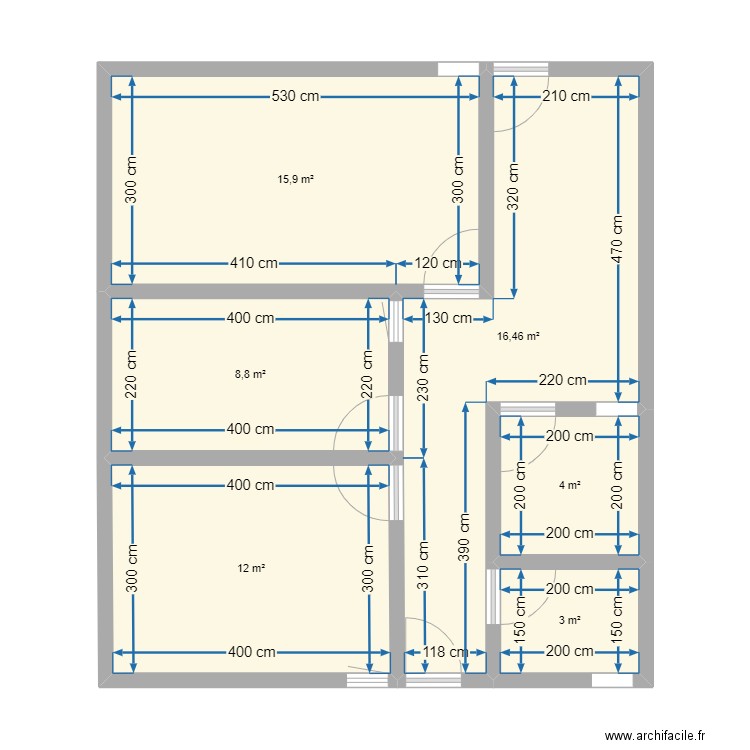 LE PLAN 72M2 (3). Plan de 0 pièce et 0 m2