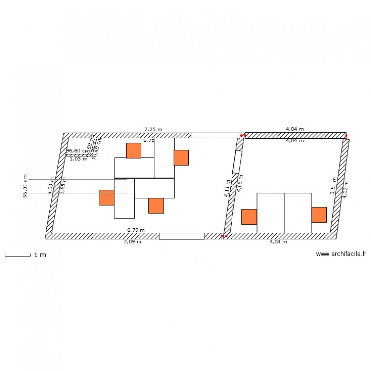 bureau 6. Plan de 0 pièce et 0 m2