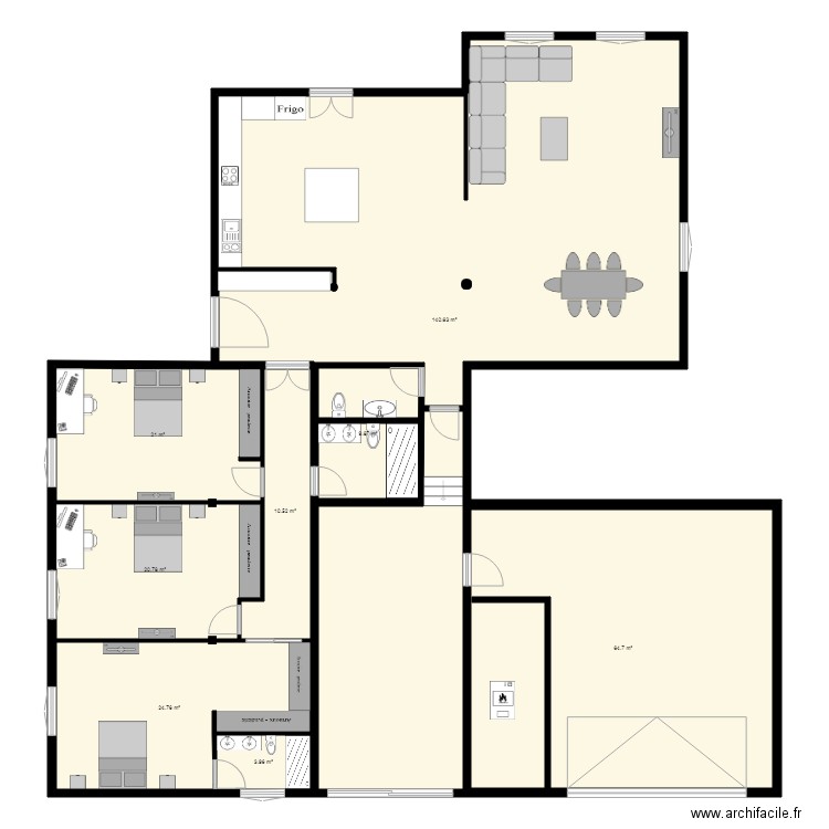 Moradia de ferreira. Plan de 0 pièce et 0 m2