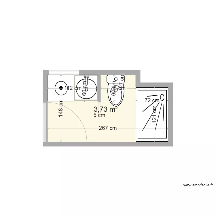 Espagne salle de bains meublée. Plan de Espagne salle de bains meublée. Plan de