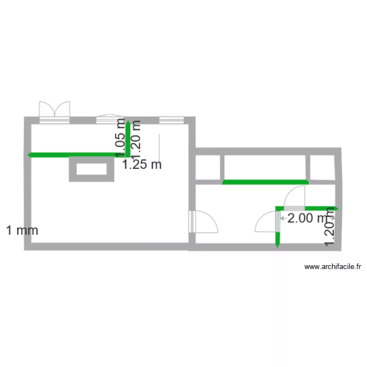 BONNAC 3B MURS. Plan de 