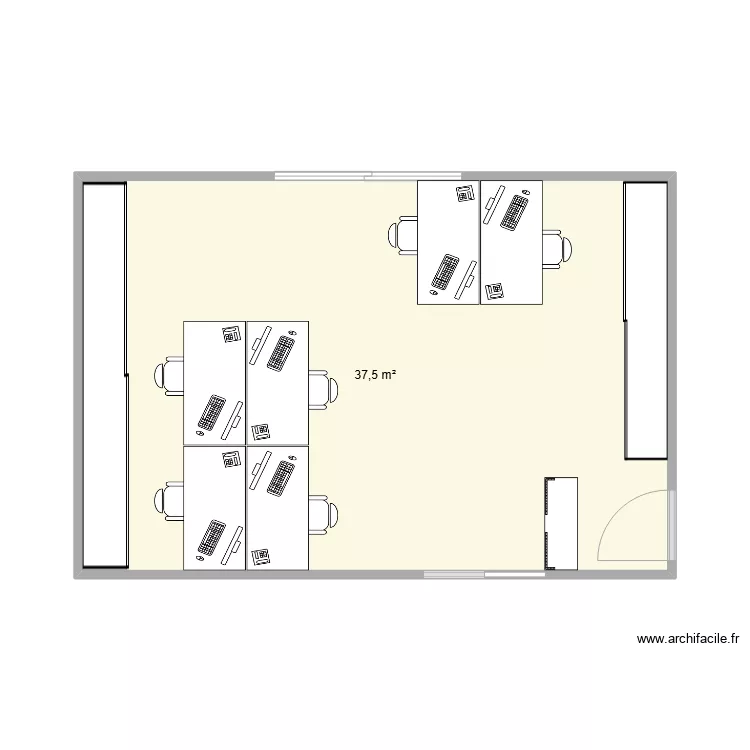 ATR Service Administratif. Plan de 