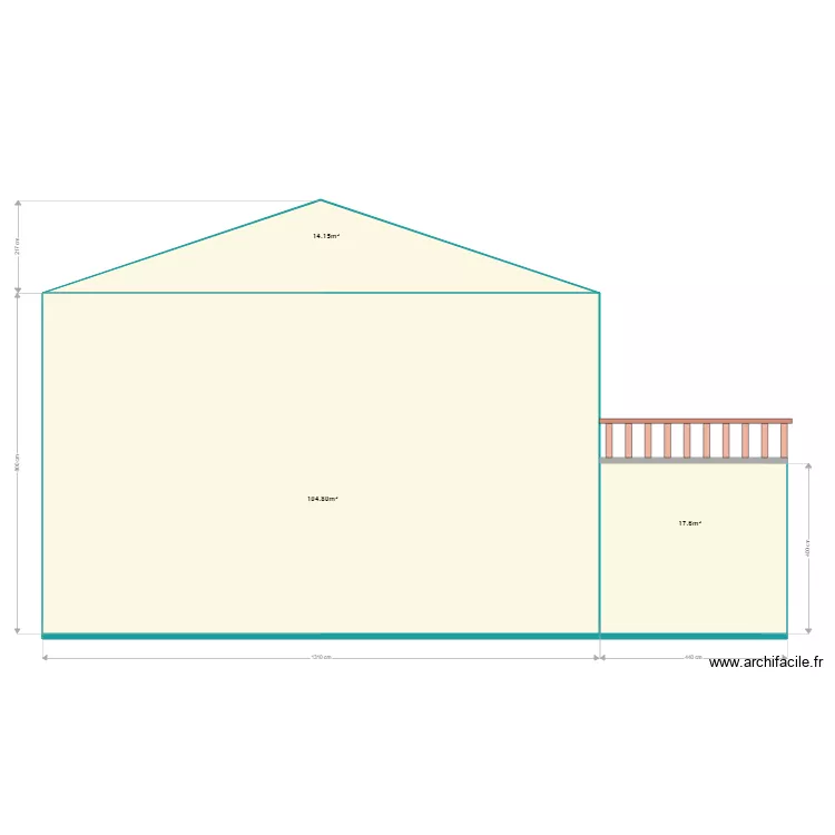 FACADE CARLITTE. Plan de 