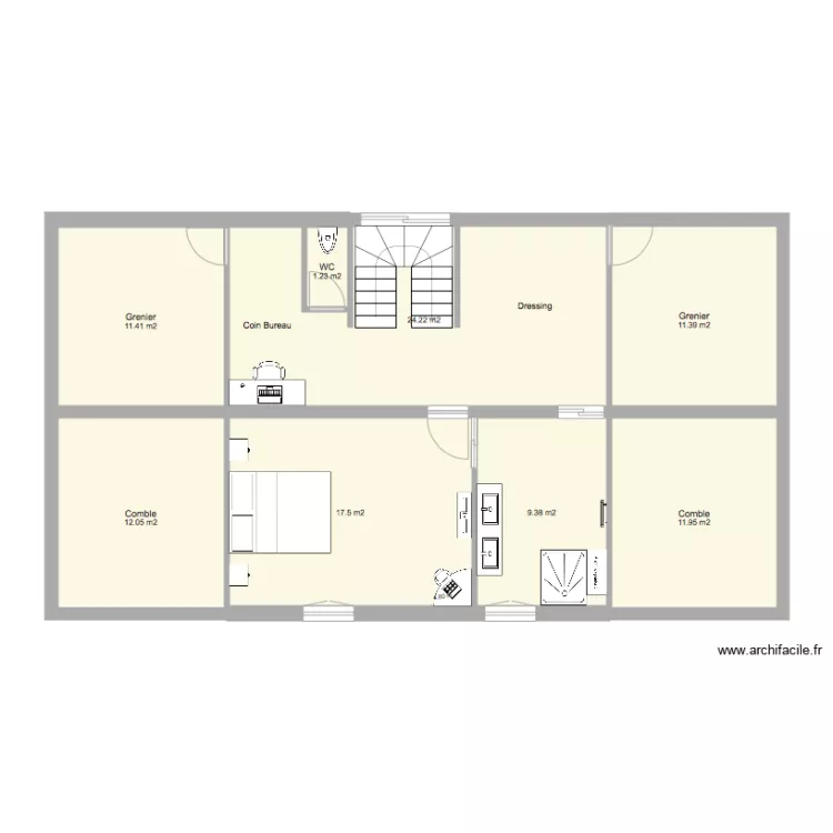 Etage Projet 2. Plan de Etage Projet 2. Plan de