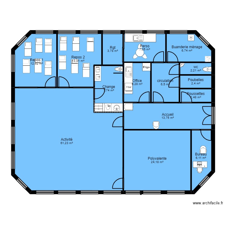 B94VS15F projet 1 surface. Plan de 0 pièce et 0 m2
