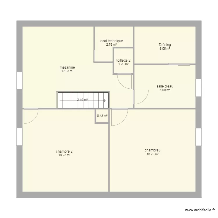 etage maison. Plan de etage maison. Plan de