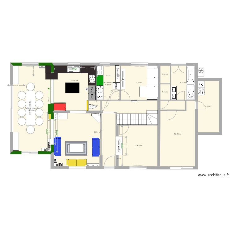 buanderie 5. Plan de 0 pièce et 0 m2