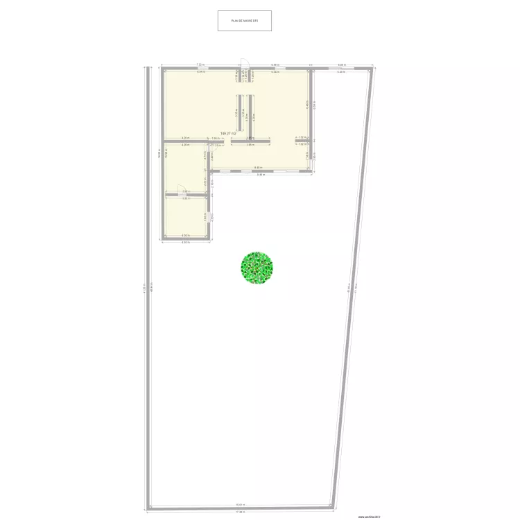 PLAN DE MASSE DP2. Plan de 