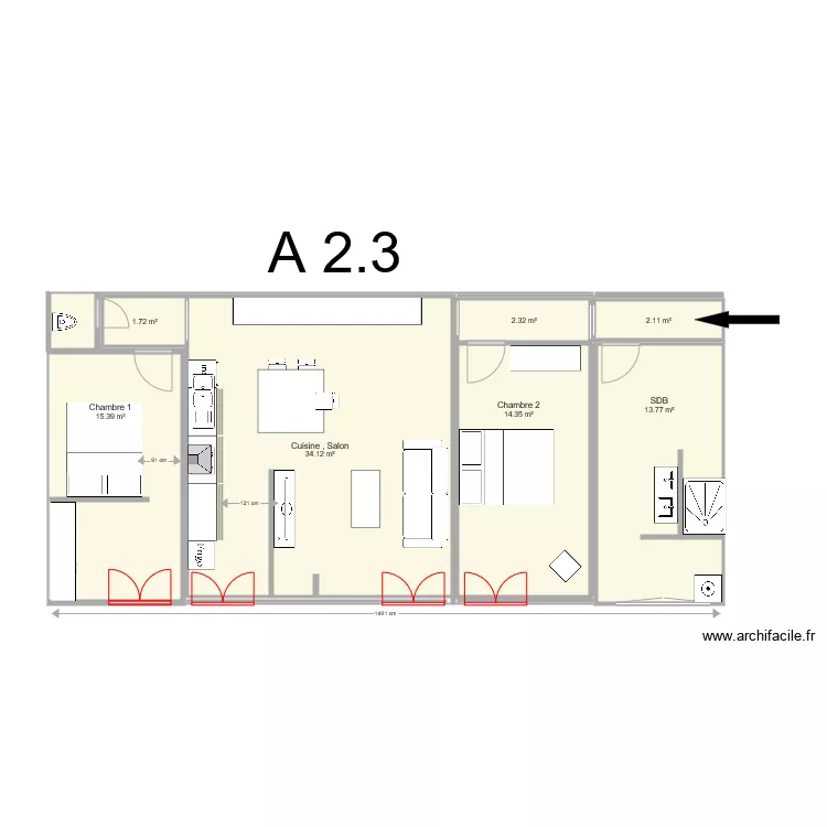 A 23. Plan de 