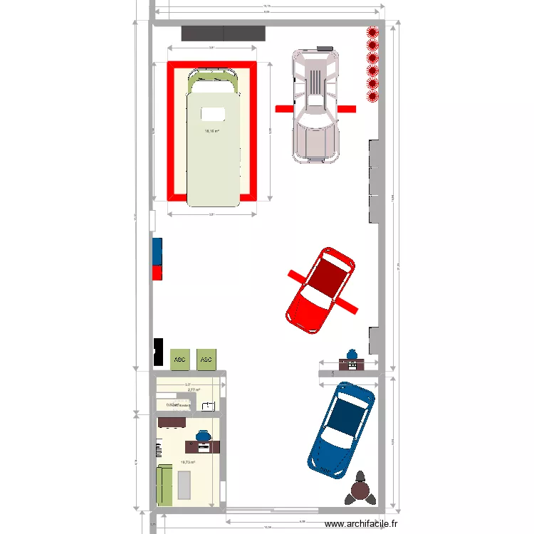 Chapuy Automobiles. Plan de 