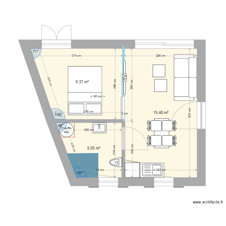 Guest house. Plan de 0 pièce et 0 m2