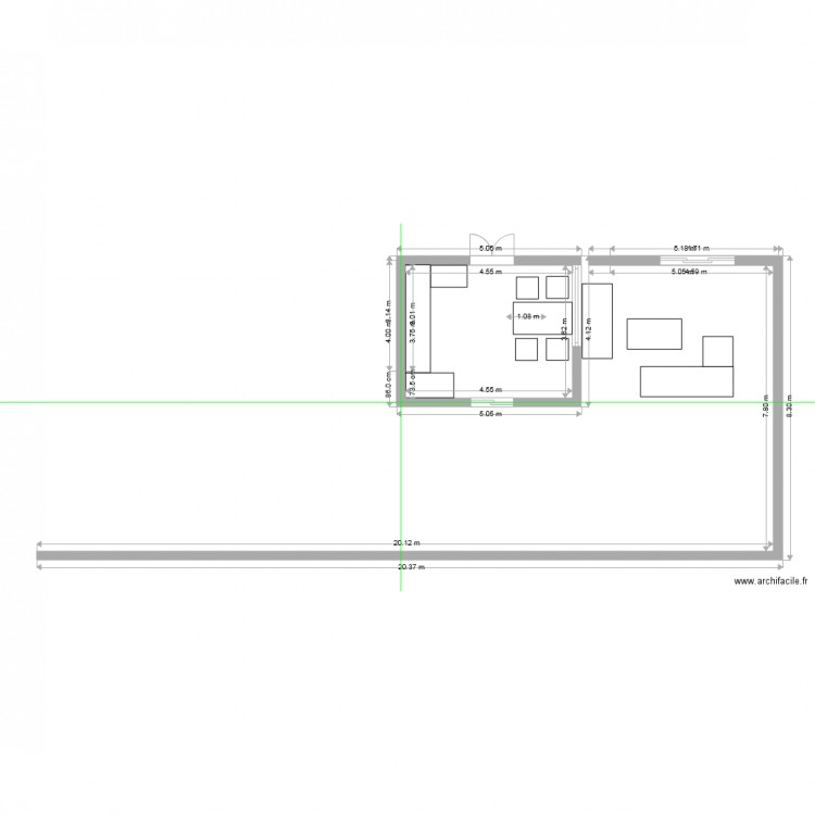 maison. Plan de 0 pièce et 0 m2
