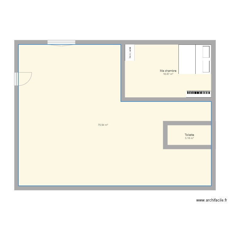 Ma futur maison 🏠 . Plan de 0 pièce et 0 m2