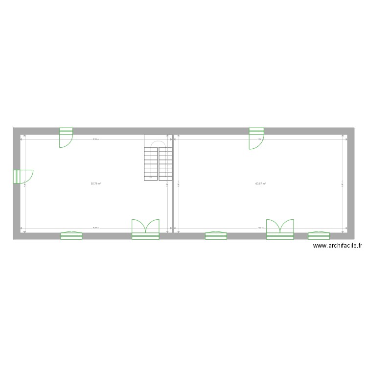 LASSUS rdc existant. Plan de 0 pièce et 0 m2