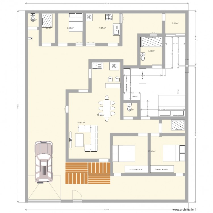 Villa SHM 4PJA Modifier. Plan de 0 pièce et 0 m2