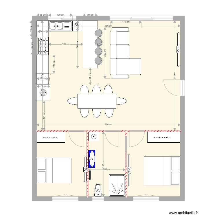plan final. Plan de 0 pièce et 0 m2