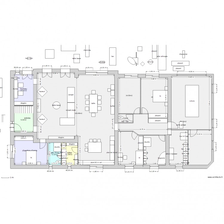 tres grd changement. Plan de 0 pièce et 0 m2