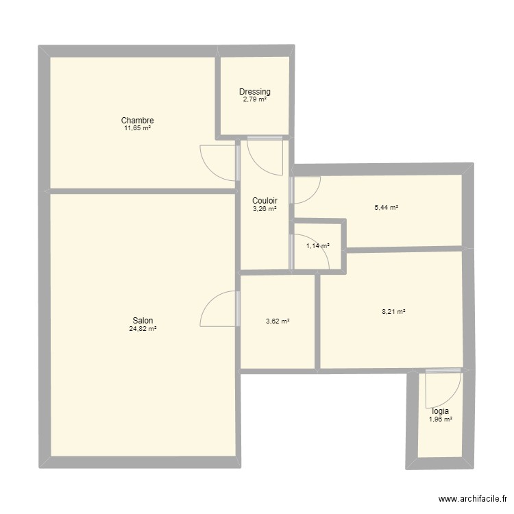 appartement lea et moi. Plan de 0 pièce et 0 m2