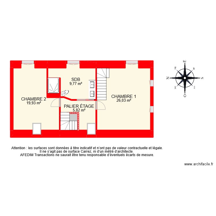 BI 9498 ETAGE 1. Plan de 0 pièce et 0 m2