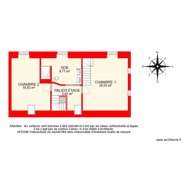 BI 9498 ETAGE 1. Plan de 