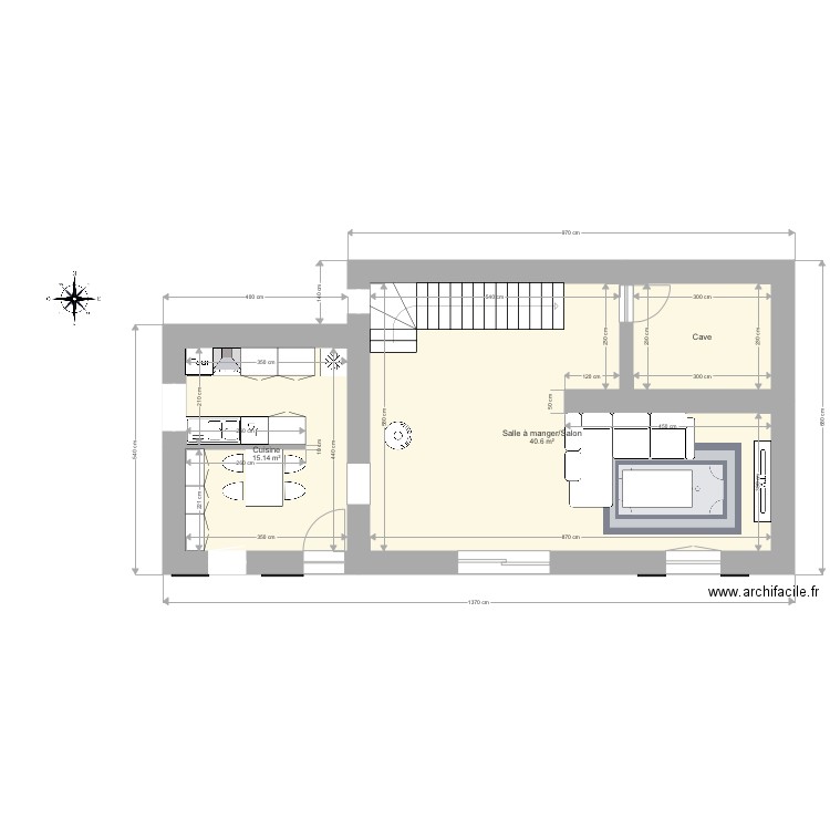 Maison RDC étage. Plan de 0 pièce et 0 m2