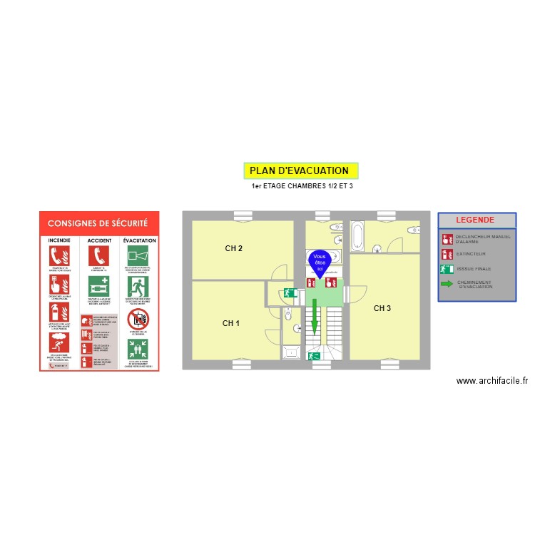 ETAGE ST BART. Plan de 0 pièce et 0 m2