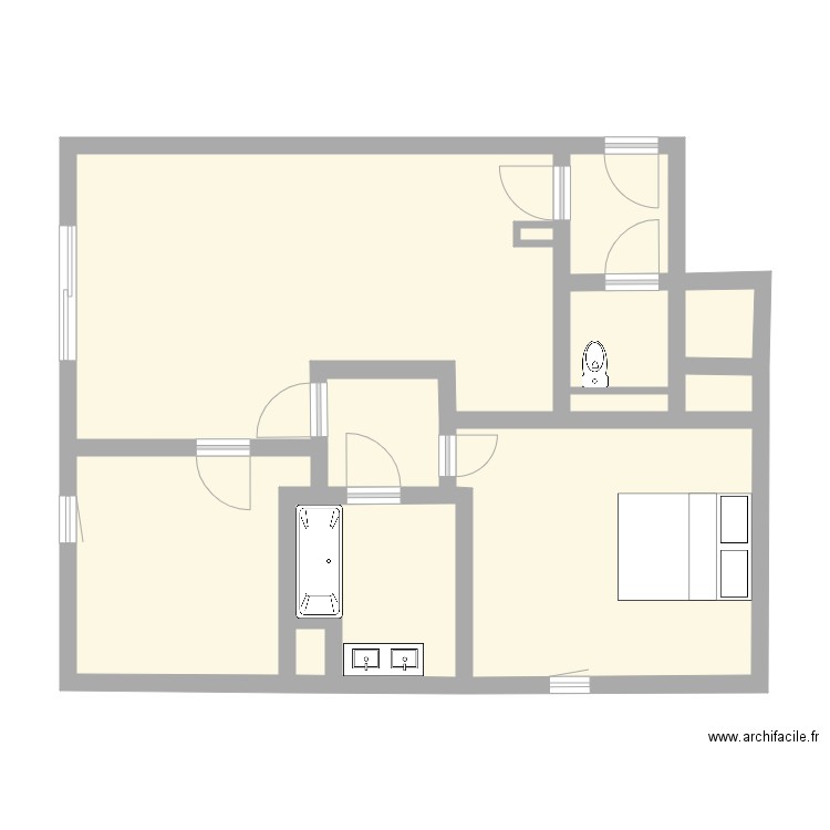 plan t3 patio arena. Plan de 0 pièce et 0 m2