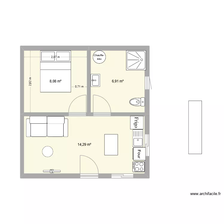 fffee. Plan de 3 et 29 m² fffee. Plan de 3 et 29 m²