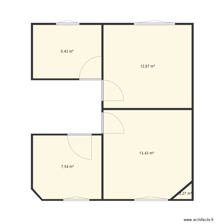 2eme etage. Plan de 0 pièce et 0 m2