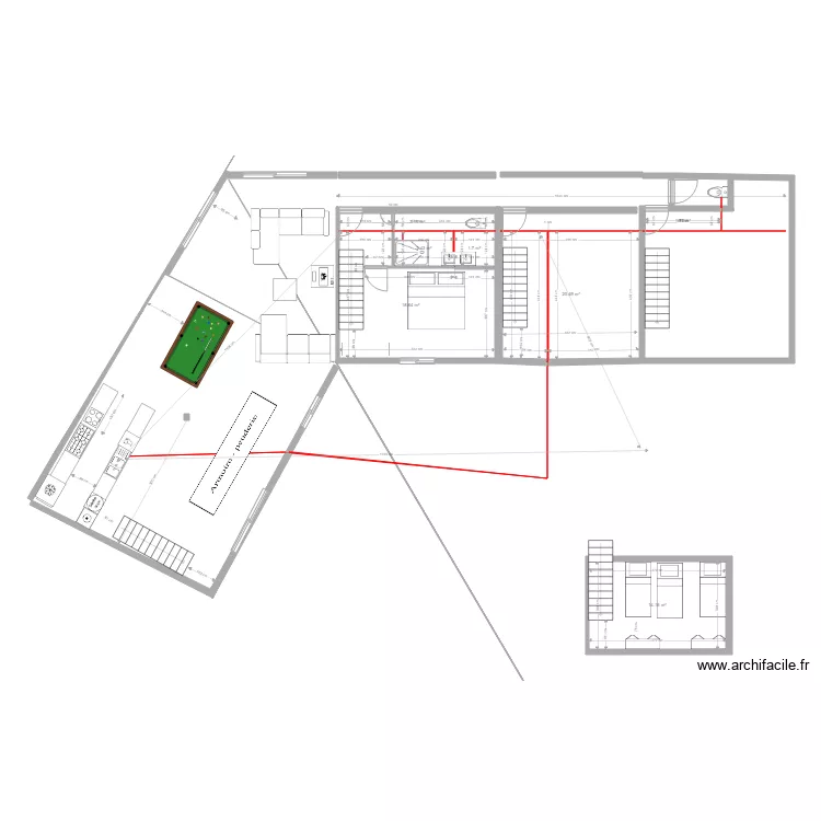 habitation 1. Plan de 