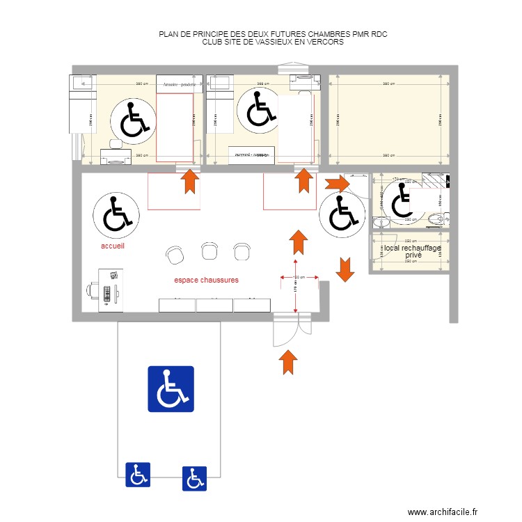 centre de vacances de Vasssieux. Plan de 0 pièce et 0 m2