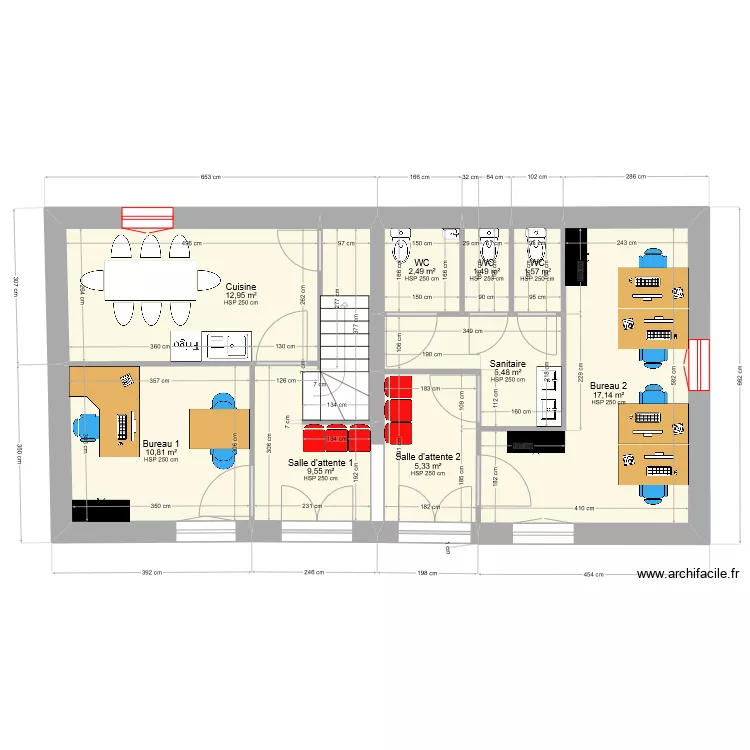 Combourg - Projet final. Plan de 